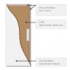 2040mm x 820mm Hume Redicote Honeycomb Flush Door